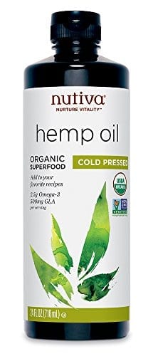 Nutiva Organic Cold-Pressed Unrefined Canadian Hemp Seed Oil
