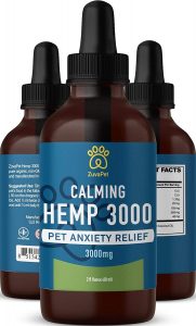 ZuvaPet Hemp Oil Dogs Cats Treats Anxiety Joint Supplement