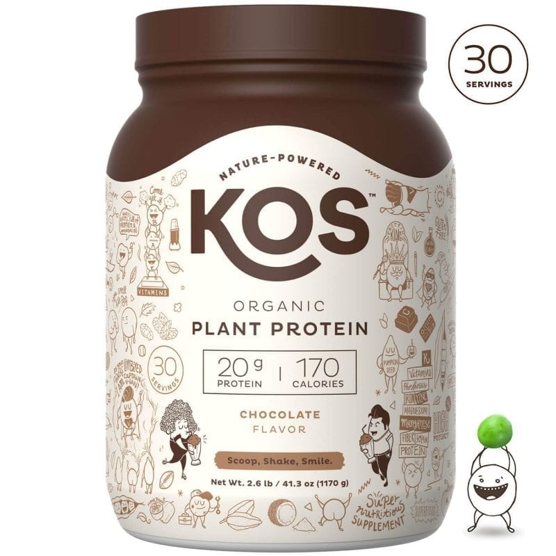 KOS Chocolate Organic Plant Based Raw Vegan Protein Powder